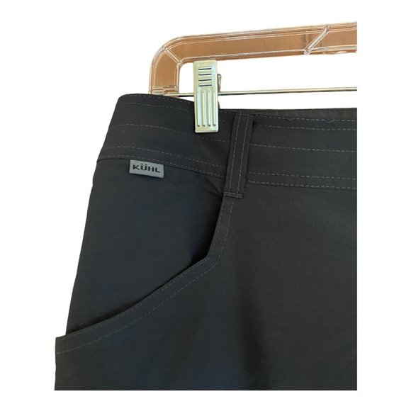 Kuhl Renegade Rock Climbing Hiking Pants Men 36x32 Ink Black Bottom Hem Cinch - Picture 5 of 16